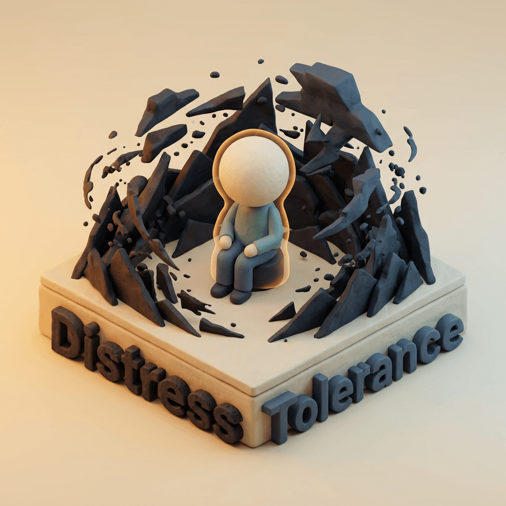 Distress tolerance — building capacity to ride the RSD wave without acting on it