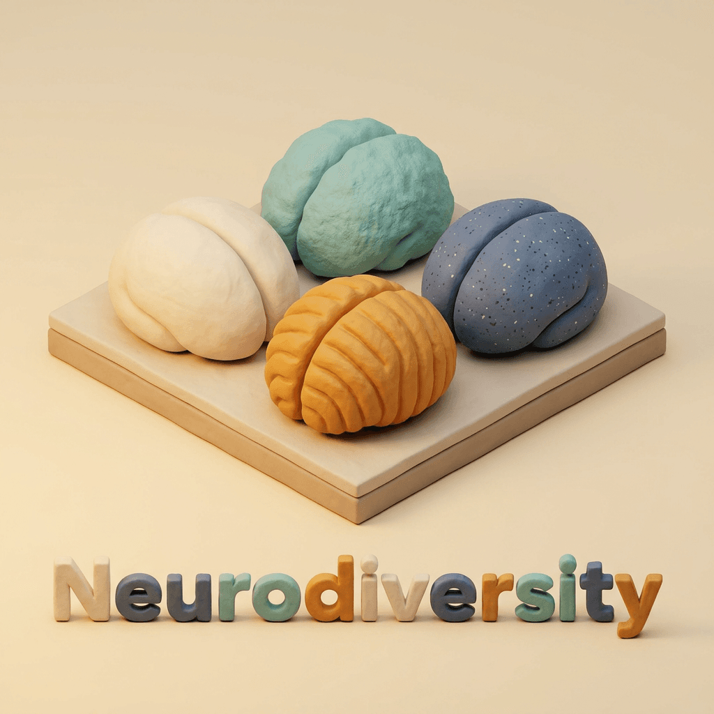 Illustration representing neurodiversity