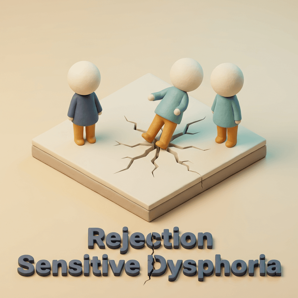 Clay illustration of rejection sensitive dysphoria