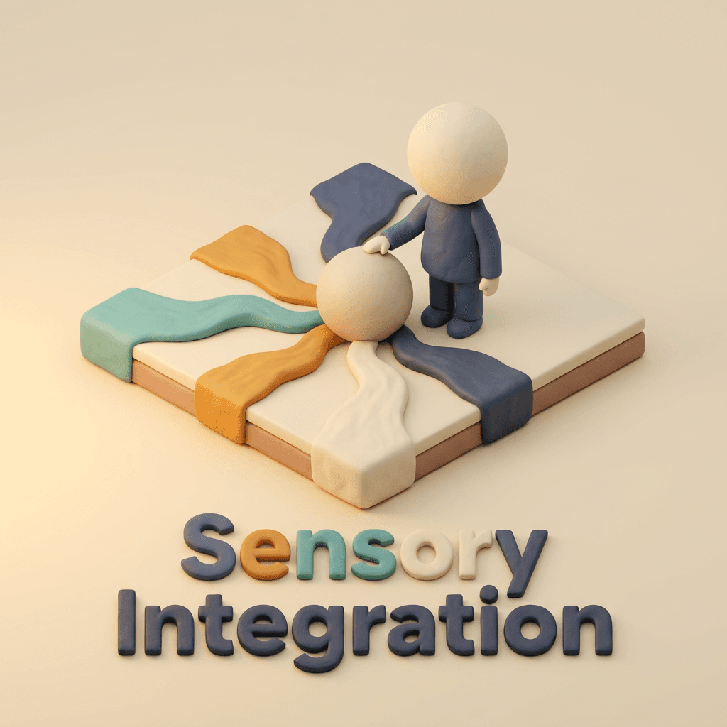 Illustration of sensory integration — coordinating sensory input for effective regulation