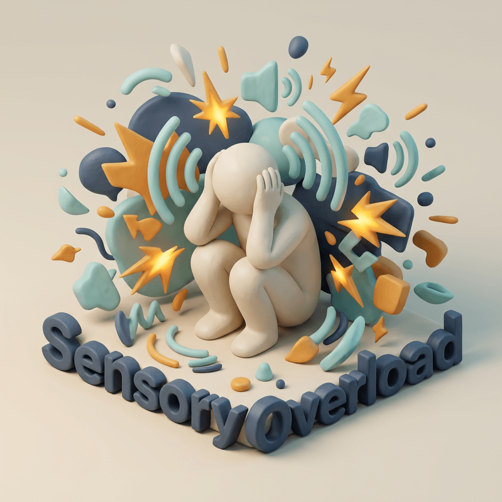 Sensory overload — restoring sensory safety through architecture and demand reduction is the foundation of autistic burnout recovery