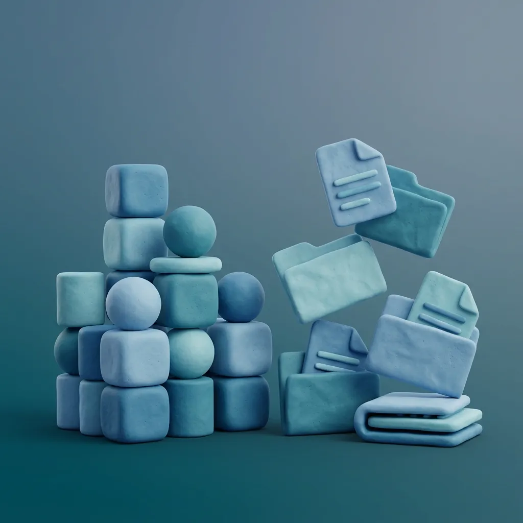 Clay illustration of clinical organisation and workflow