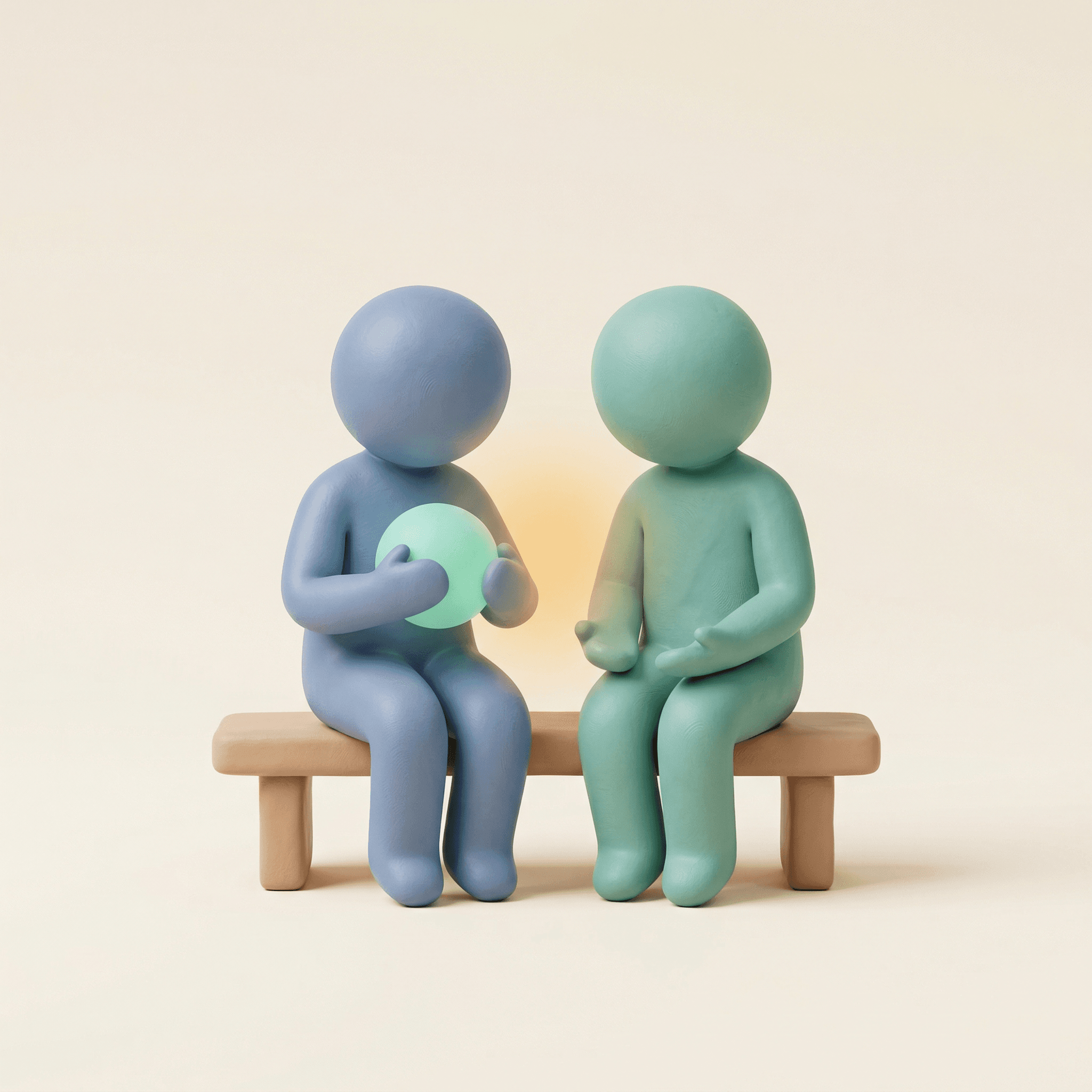 Clay illustration of the double empathy problem