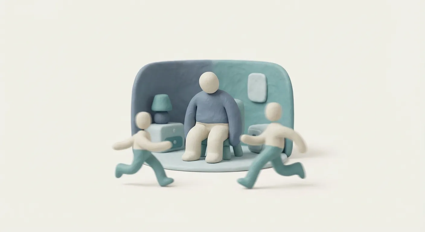 Slowed movements and flat expression — The Concrete Body