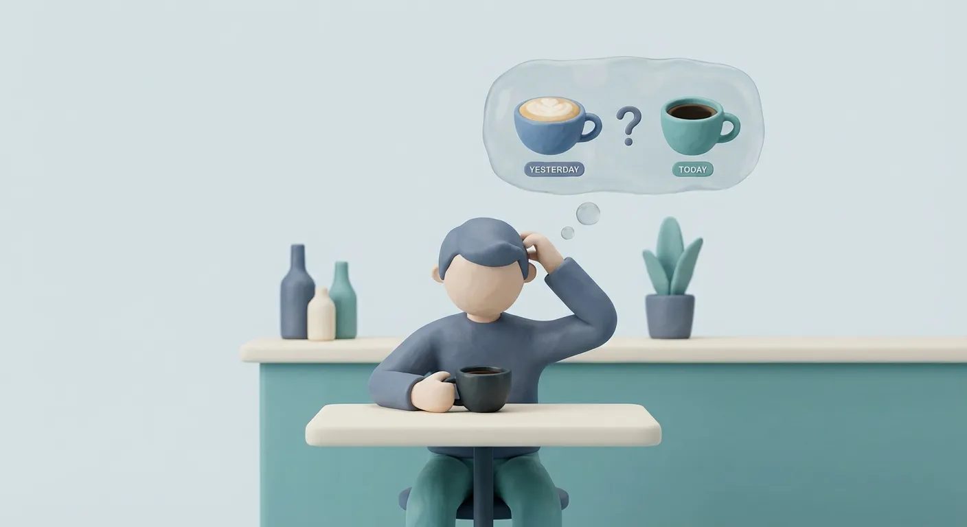 Staring blankly or appearing unresponsive mid-conversation — The Departure