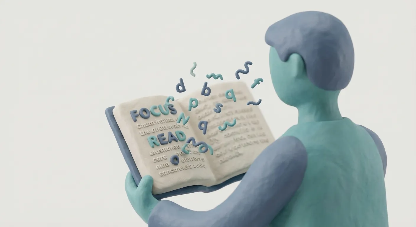 Attentional Dyslexia: Difficulty focusing on text amidst distractions. Overlaps with ADHD features.