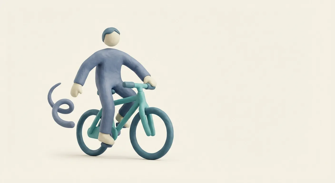 Taking years to learn to ride a bike — The Background Tax
