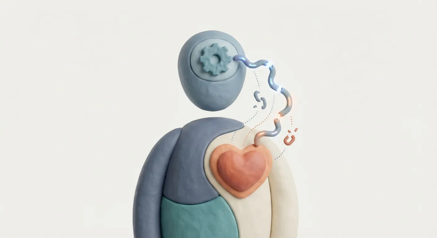Prefrontal Regulation: The logic center (prefrontal cortex) struggles to communicate with the emotion center. This makes it hard to talk yourself out of worry, even when you know it's irrational.
