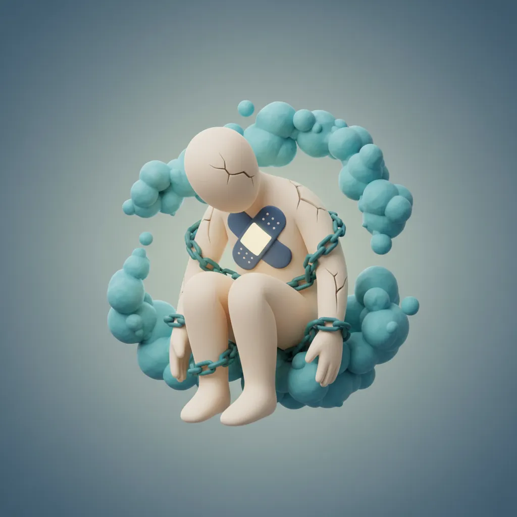 Complex medication regimens with visible metabolic side effects — The Medication Trade-off