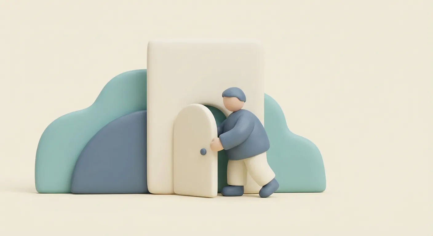 Leaving events early when tension builds — The Emergency Exit