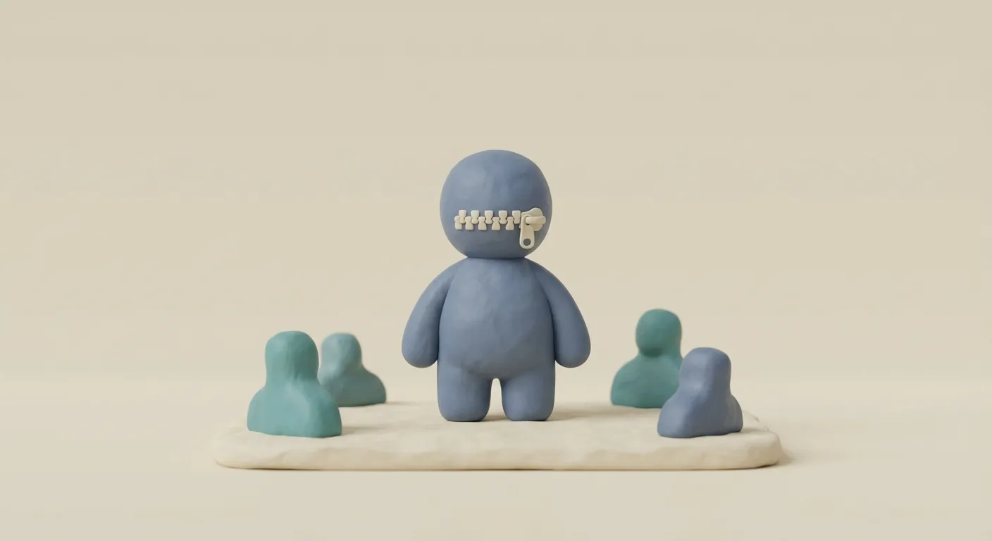 Speaking minimally despite wanting to join in — The Silent Want