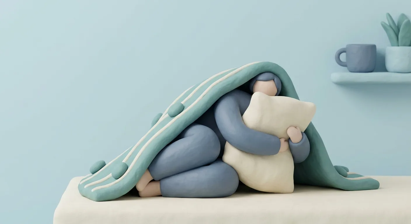 Seeking deep pressure, tight hugs, or weighted blankets constantly — The Pressure Hunger